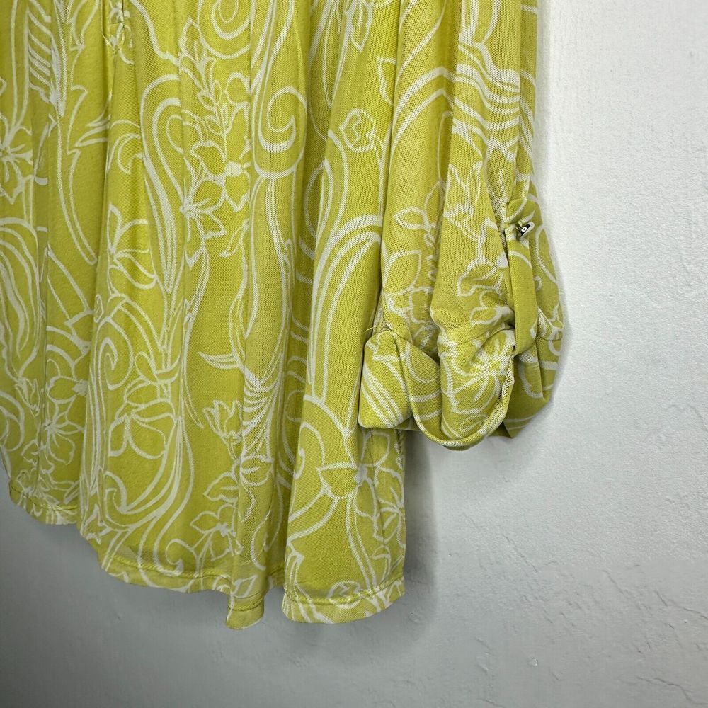 Juniper & Lime Womans Lined Sheer Tab Sleeve 1/4 … - image 3